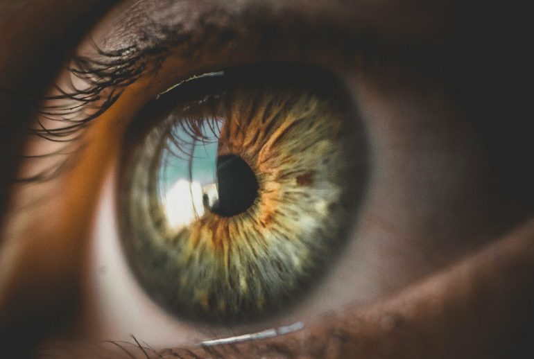El ojo humano se puede comparar con la distancia focal en fotografía